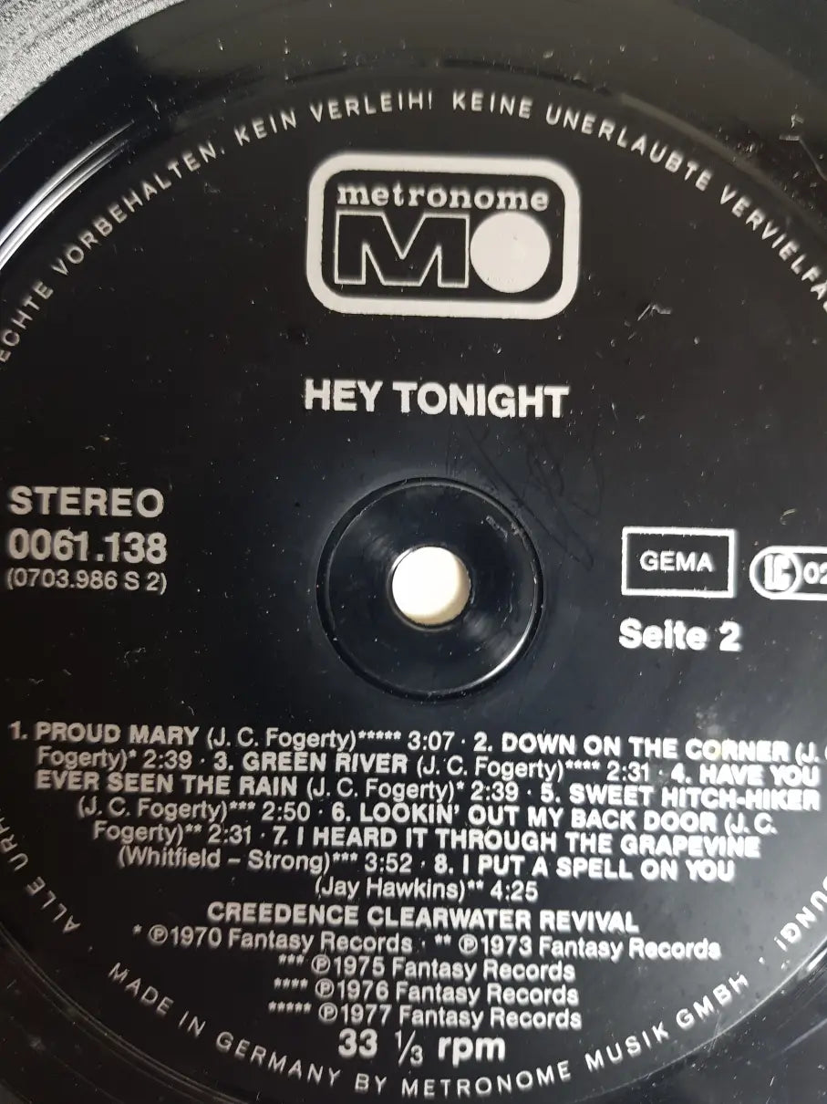 Creedence Clearwater Revival – Hey Tonight