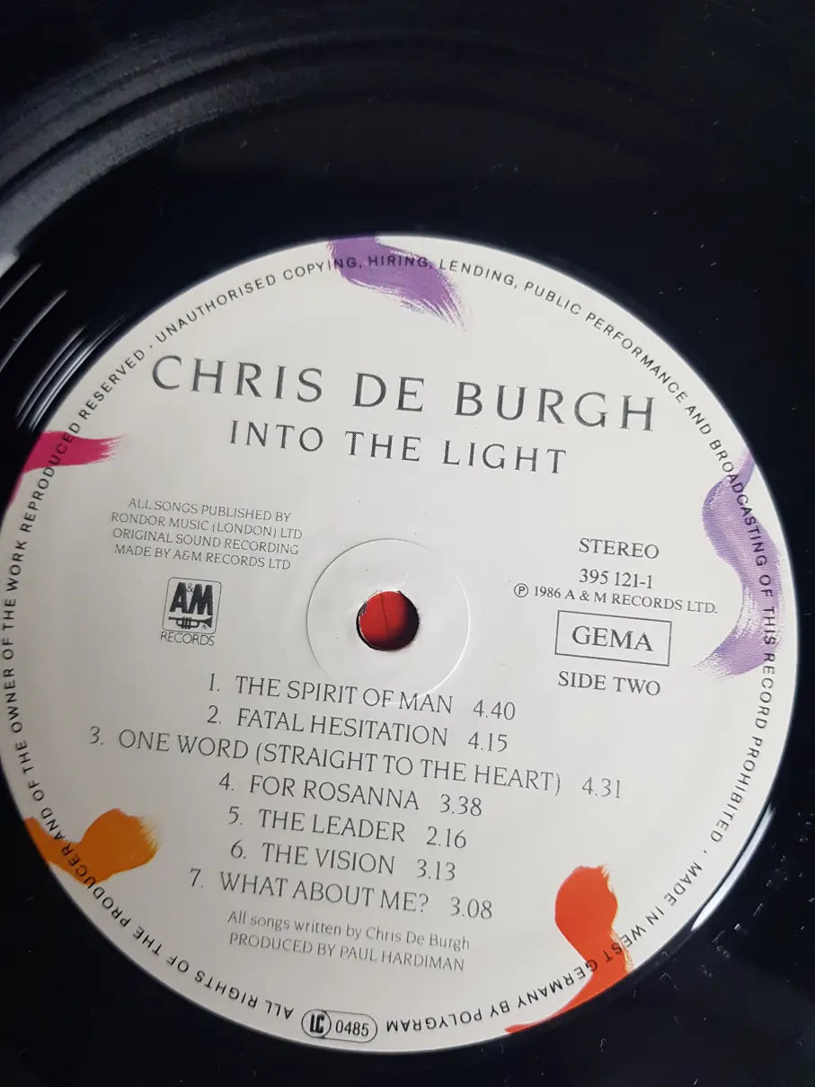 Chris de Burgh – Into The Light