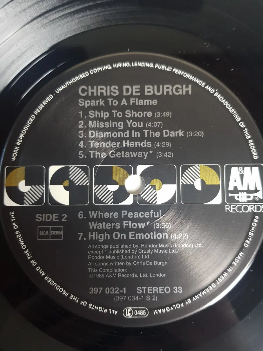 Chris de Burgh – Spark To A Flame (The Very Best Of Chris De Burgh)