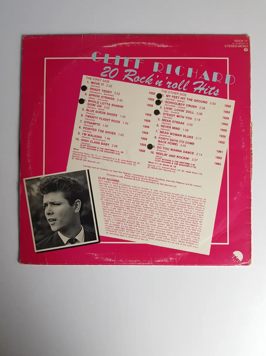 Cliff Richard – 20 Rock'n'roll Hits