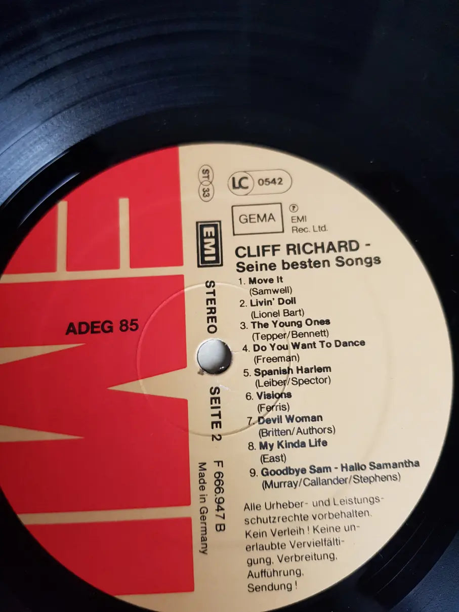 Cliff Richard – Move It - Seine Besten Songs