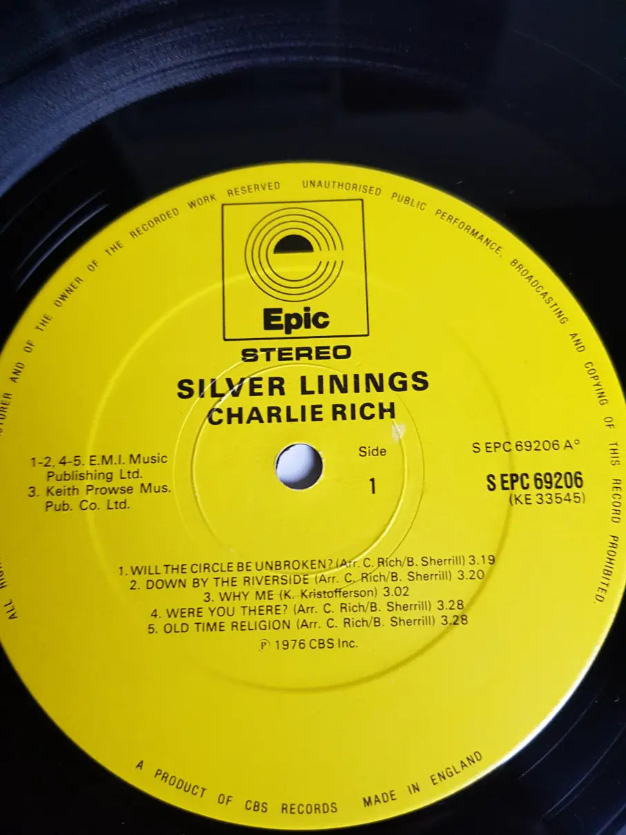 Charlie Rich – Silver Linings