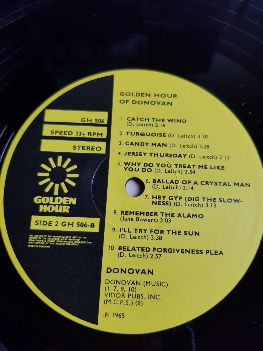 Donovan – Golden Hour Of Donovan