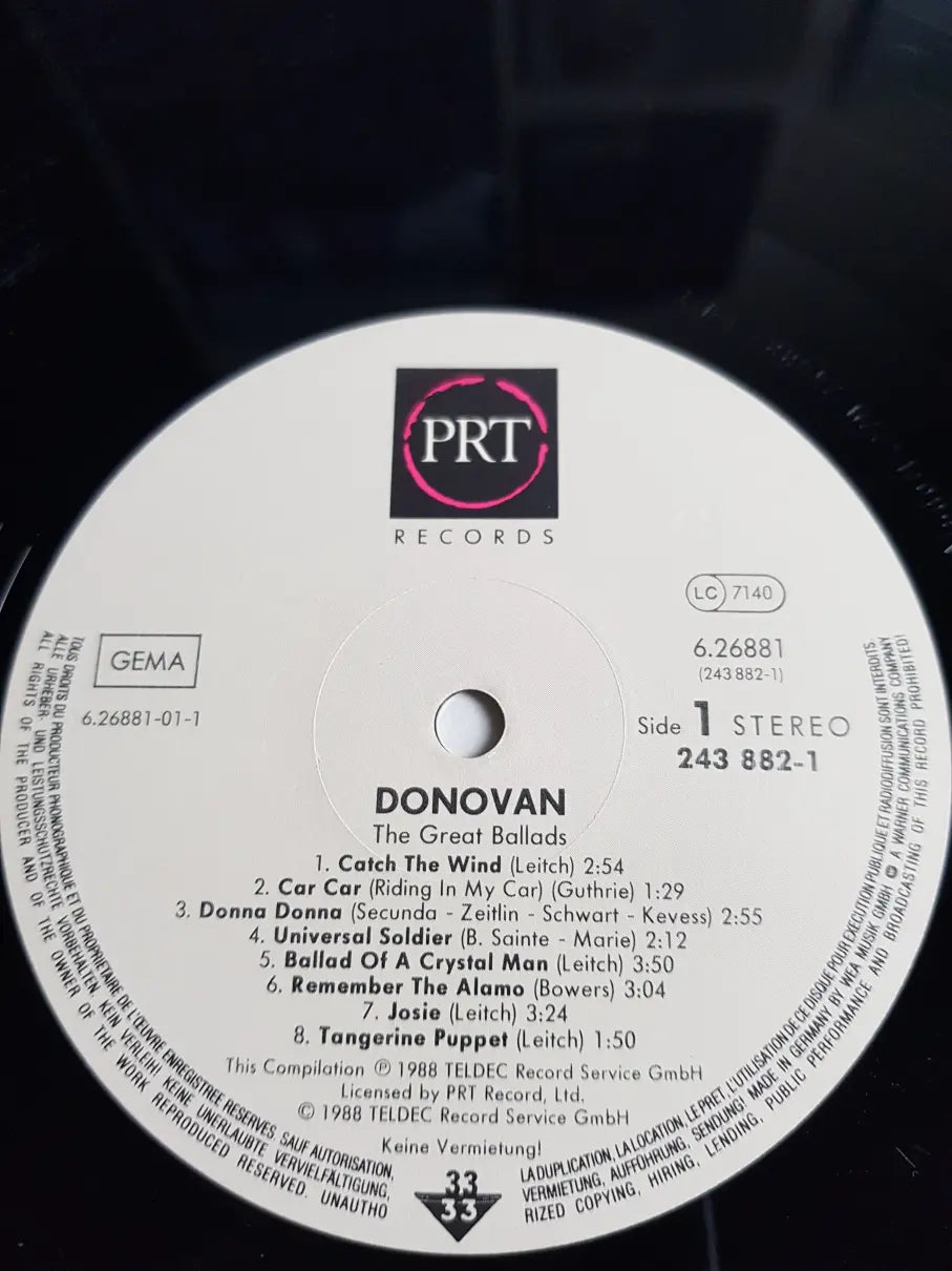Donovan – The Great Ballads