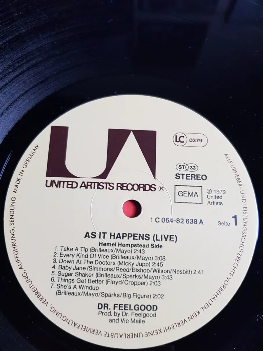 Dr. Feelgood – As It Happens