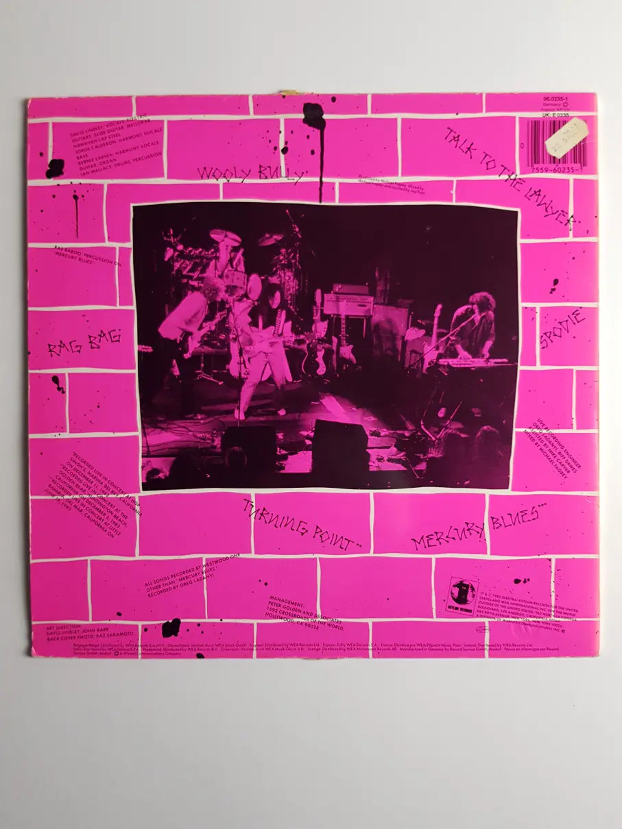 David Lindley And El Rayo-X – El Rayo Live