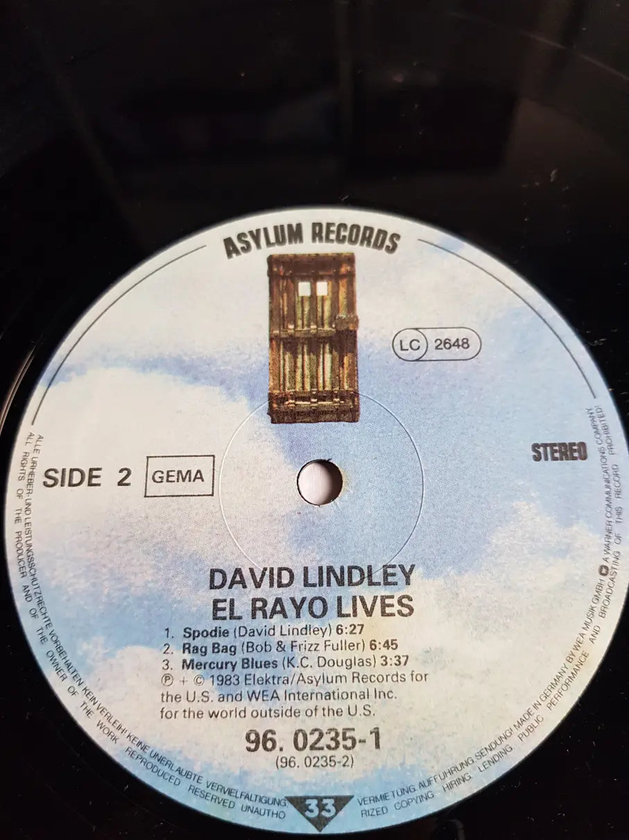 David Lindley And El Rayo-X – El Rayo Live