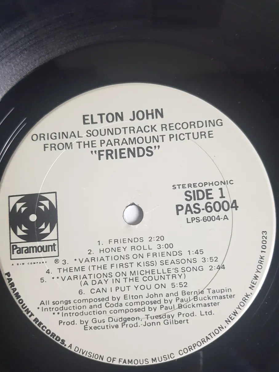 Elton John – Friends (Original Soundtrack Recording)