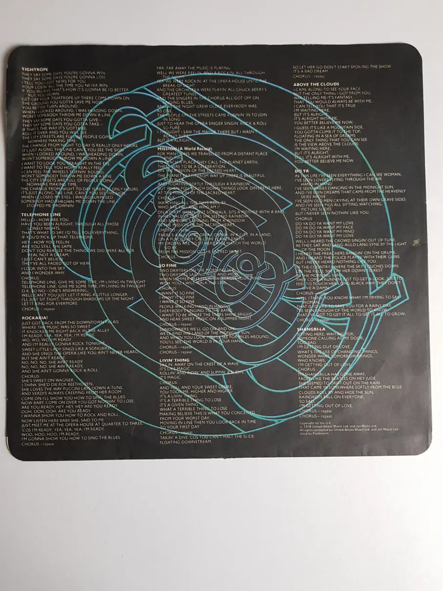 Electric Light Orchestra – A New World Record