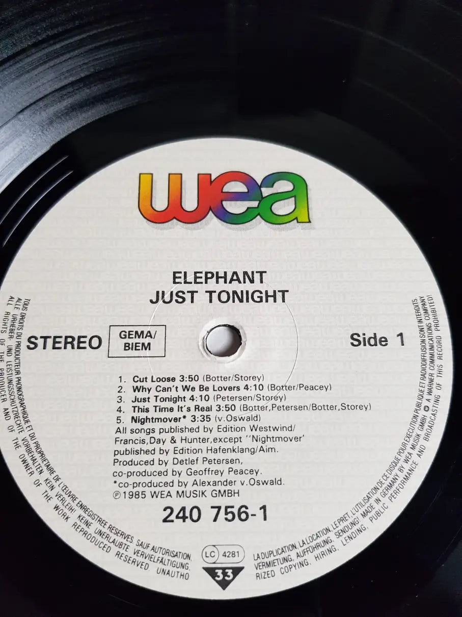 Elephant  – Just Tonight