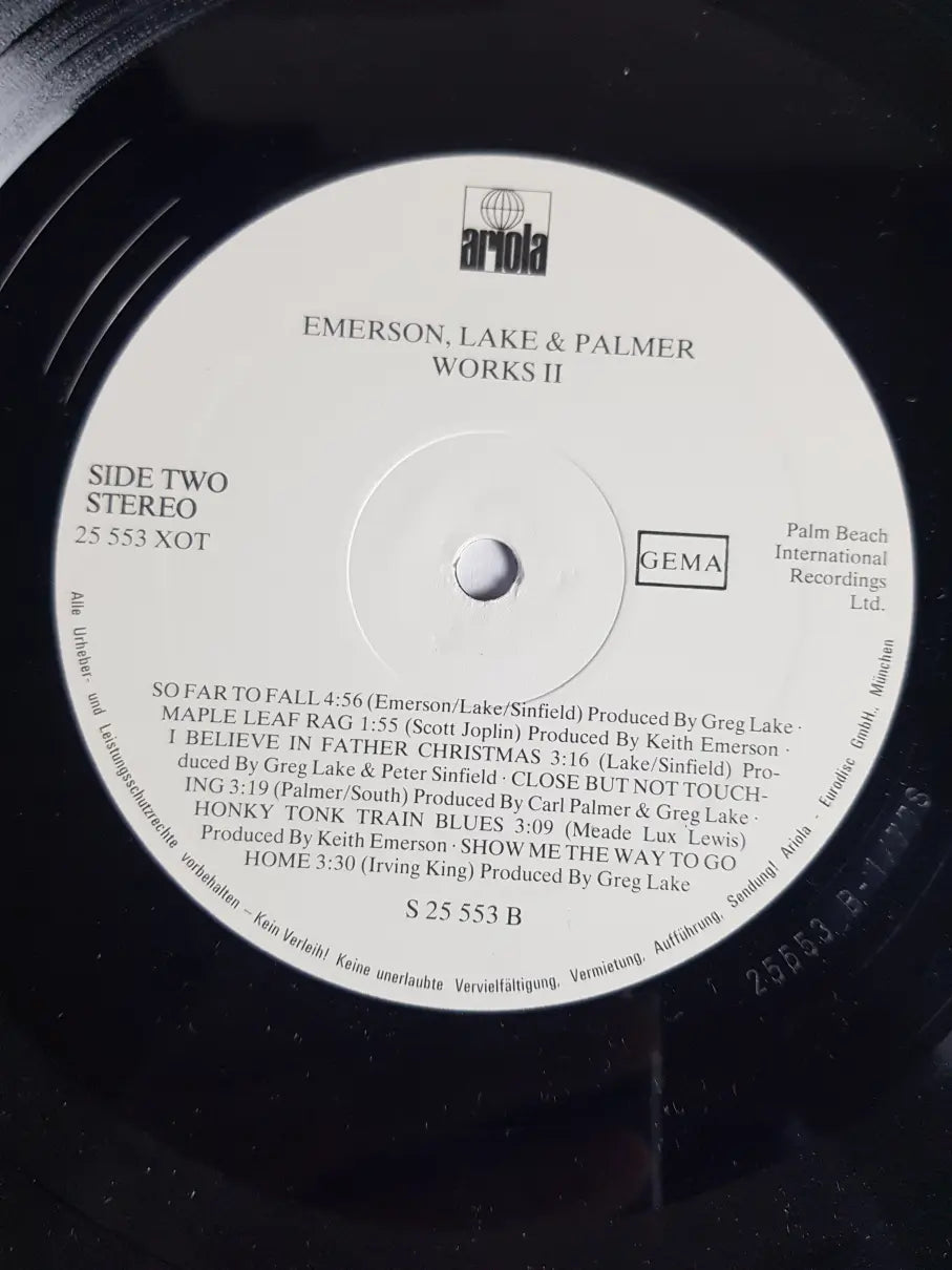 Emerson Lake & Palmer – Works Volume 2
