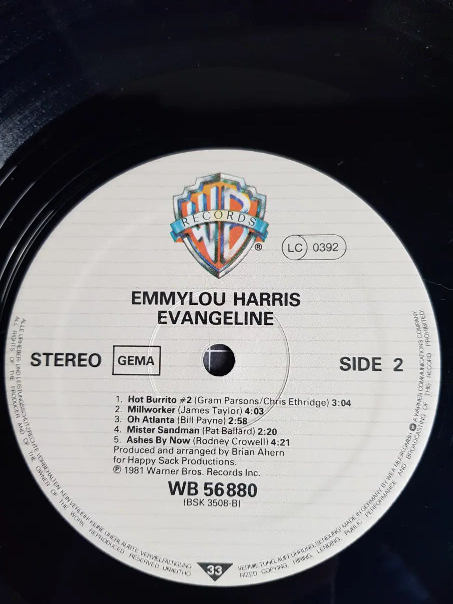 Emmylou Harris – Evangeline NM-