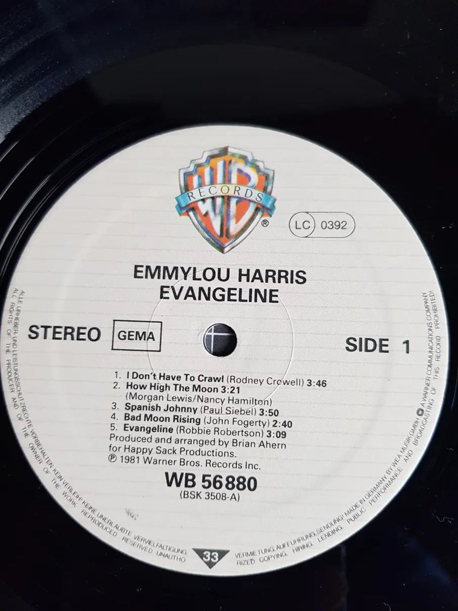 Emmylou Harris – Evangeline NM-