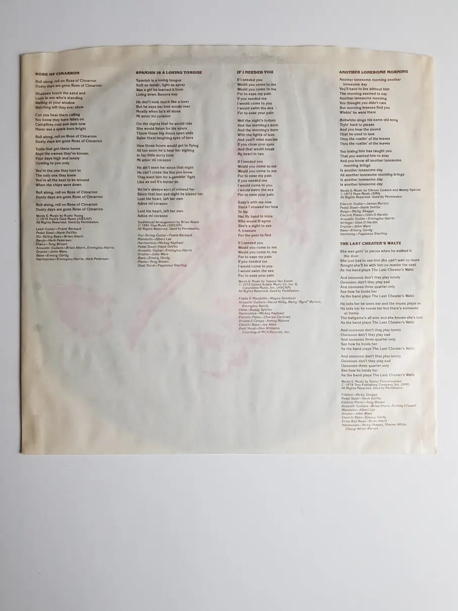 Emmylou Harris – Cimarron