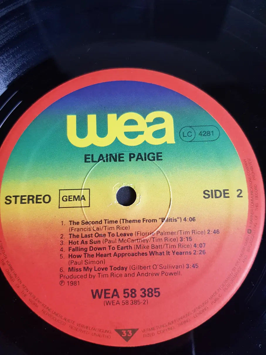 Elaine Paige – Elaine Paige