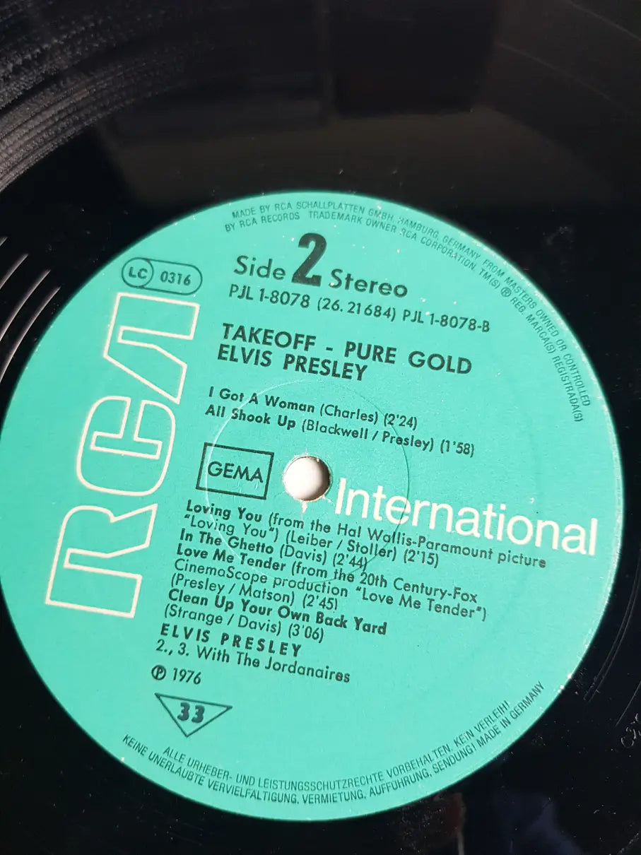 Elvis Presley ‎– Pure Gold