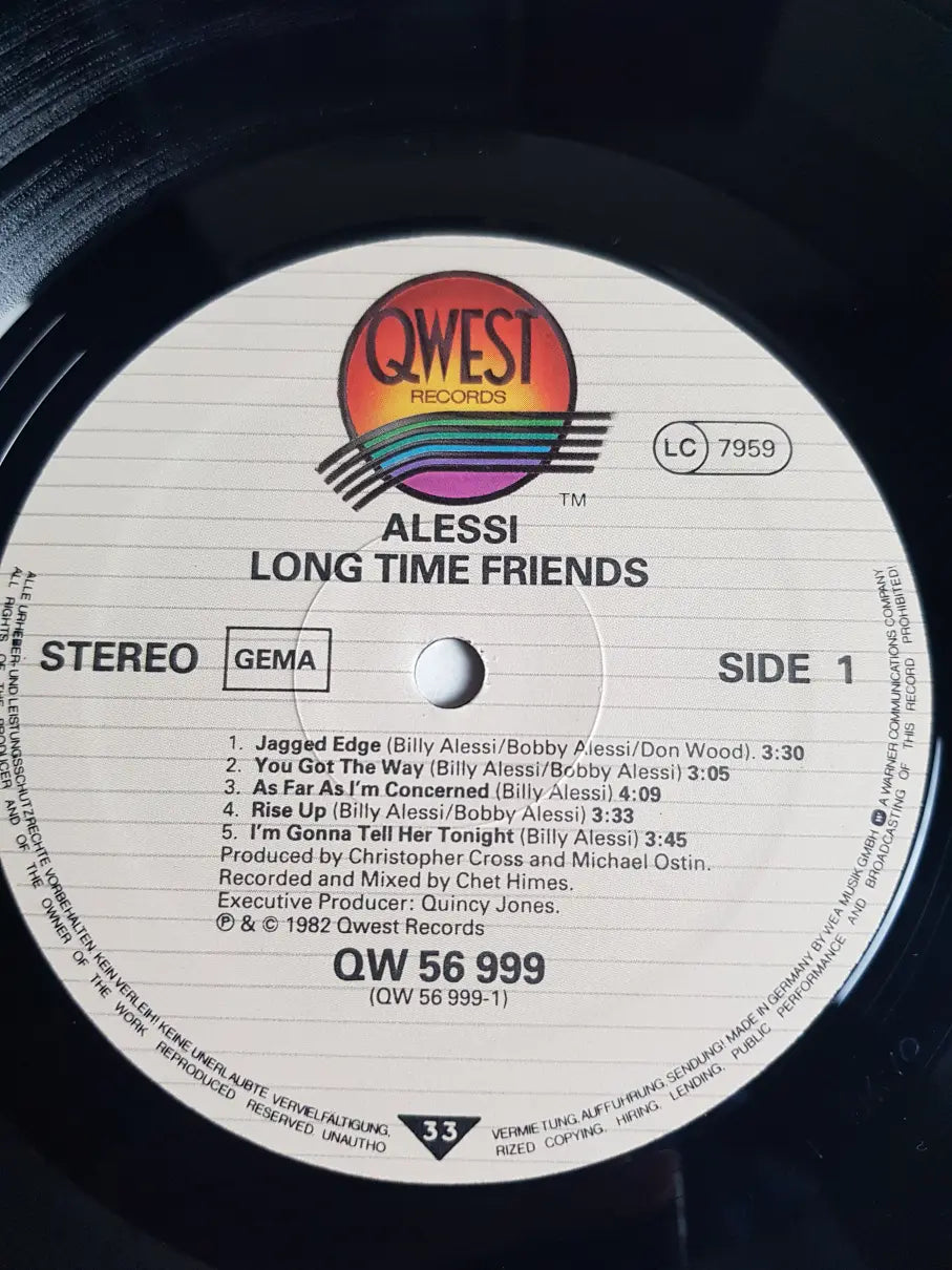 Alessi – Long Time Friends