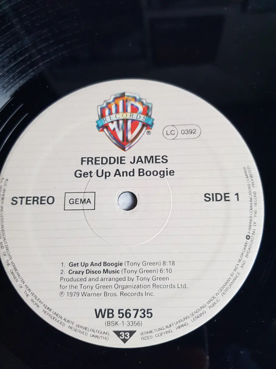 Freddie James – Get Up And Boogie
