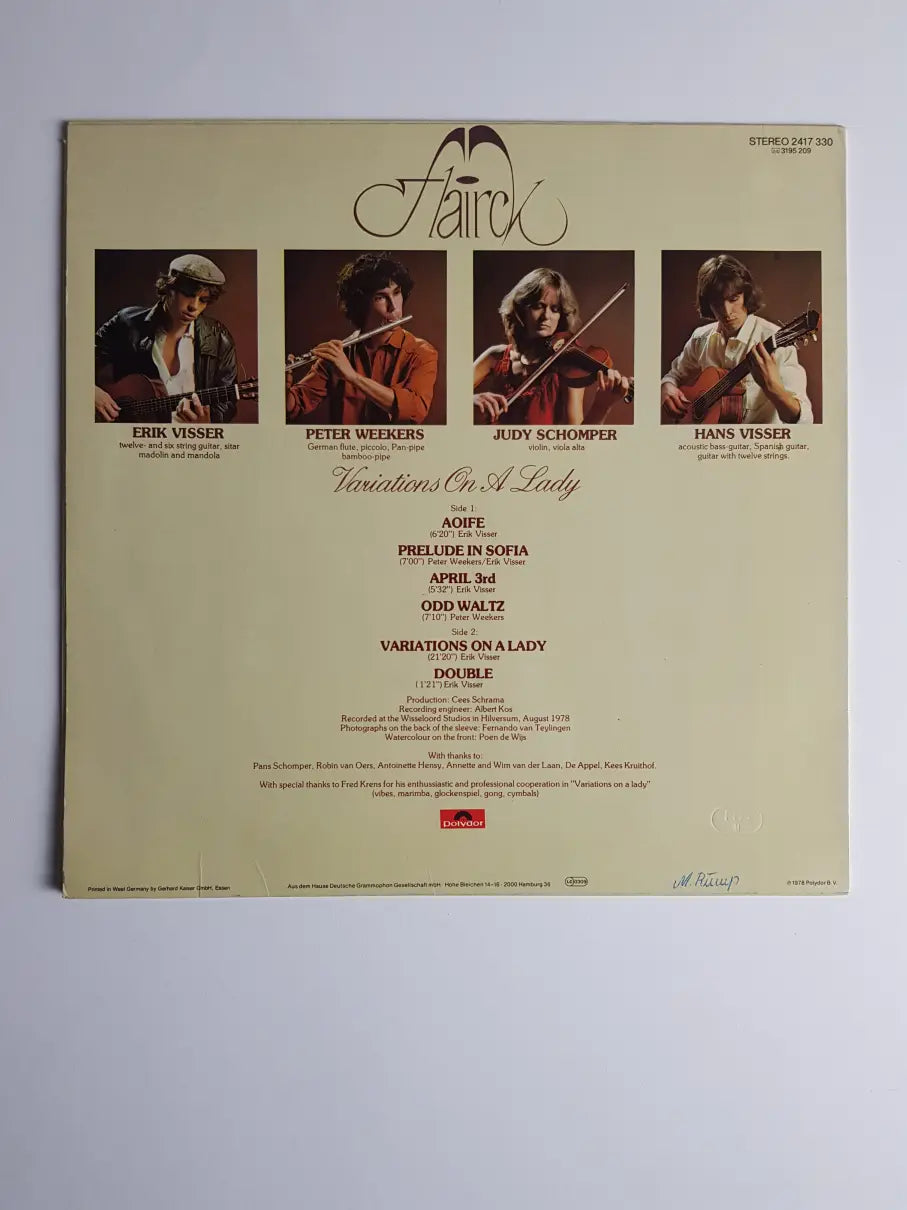 Flairck – Variations On A Lady