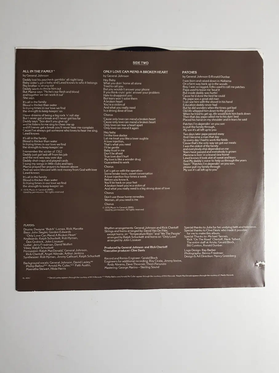 General Johnson – General Johnson