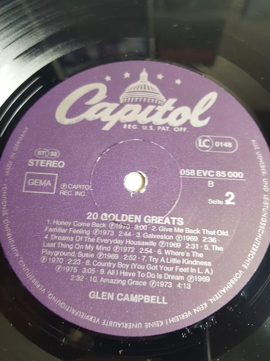 Glen Campbell – Glen Campbell's Twenty Golden Greats