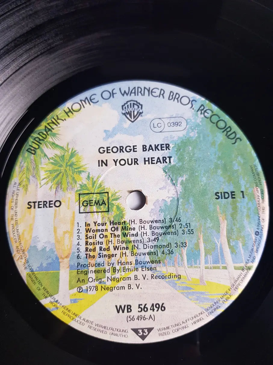 George Baker – In Your Heart
