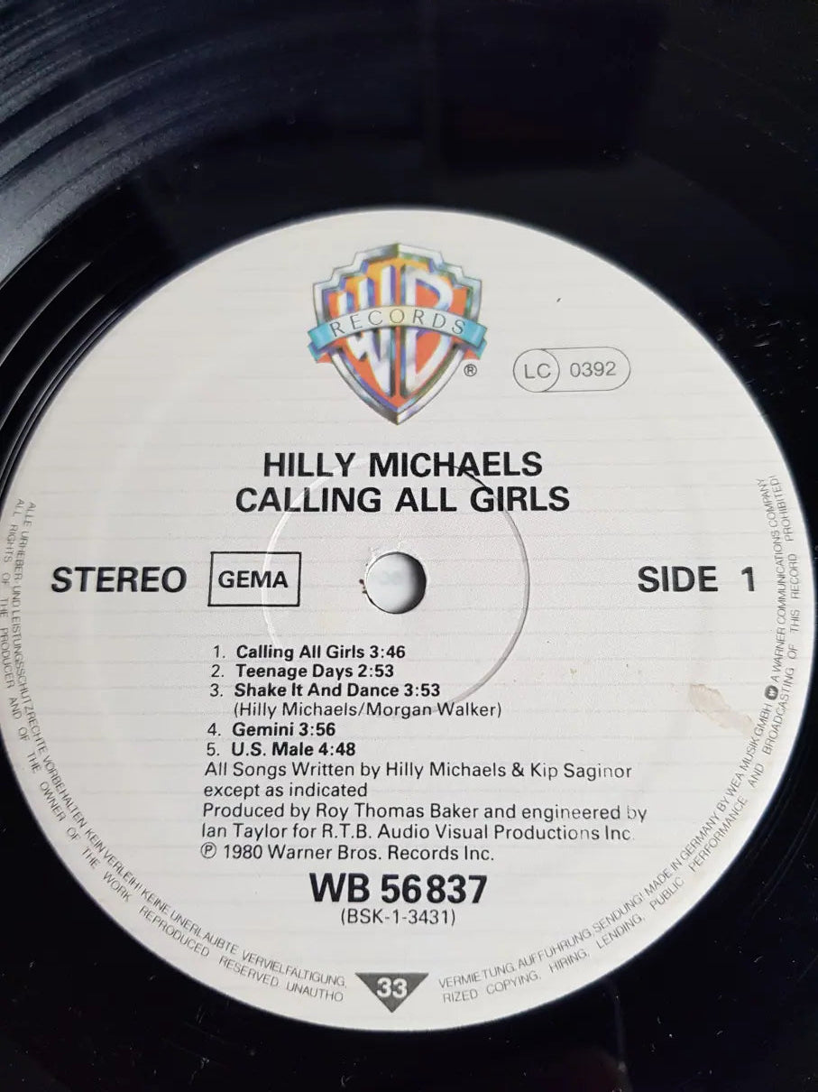 Hilly Michaels – Calling All Girls