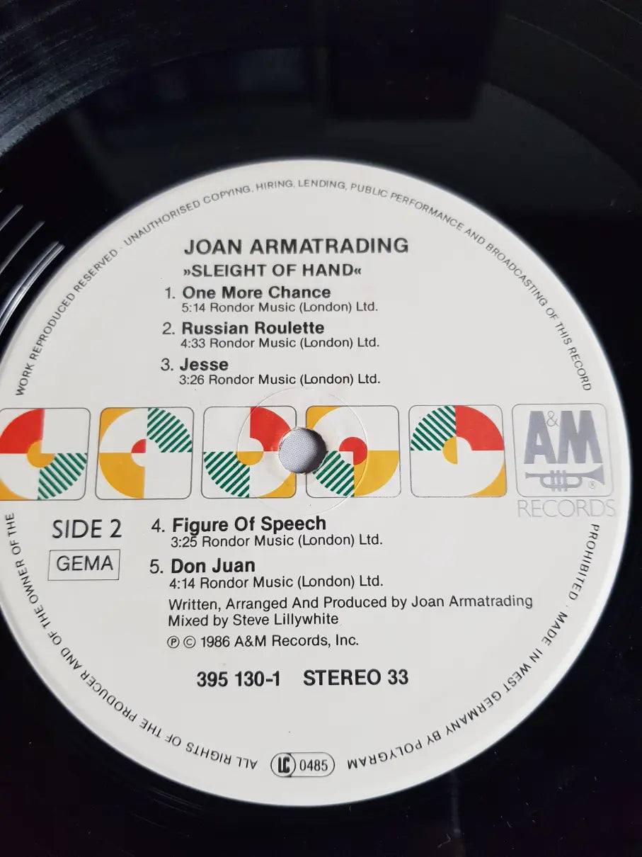 Joan Armatrading – Sleight Of Hand