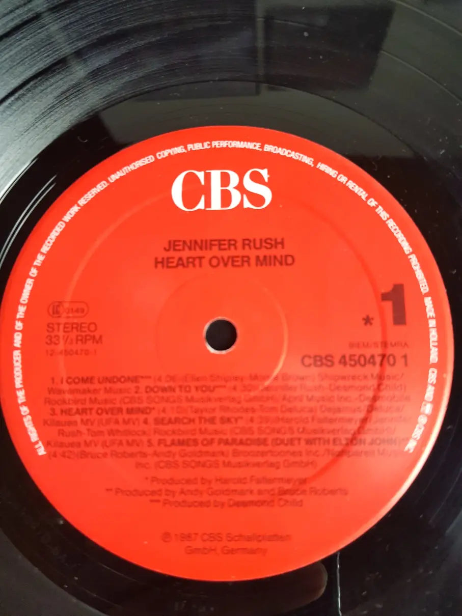 Jennifer Rush – Heart Over Mind