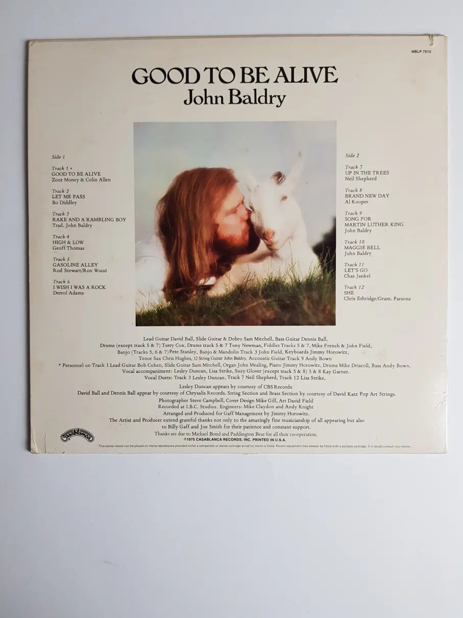 John Baldry – Good To Be Alive