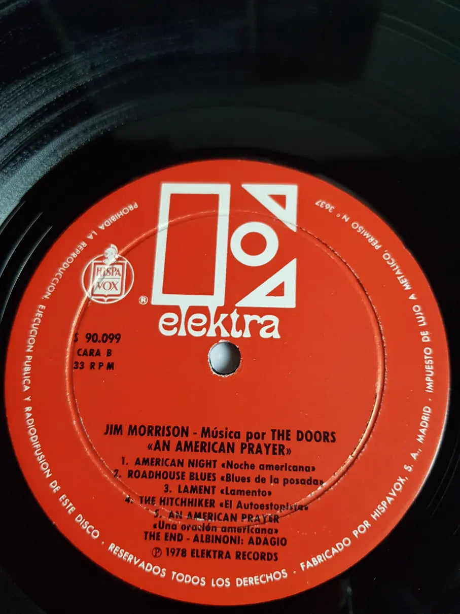 Jim Morrison Music By The Doors – An American Prayer