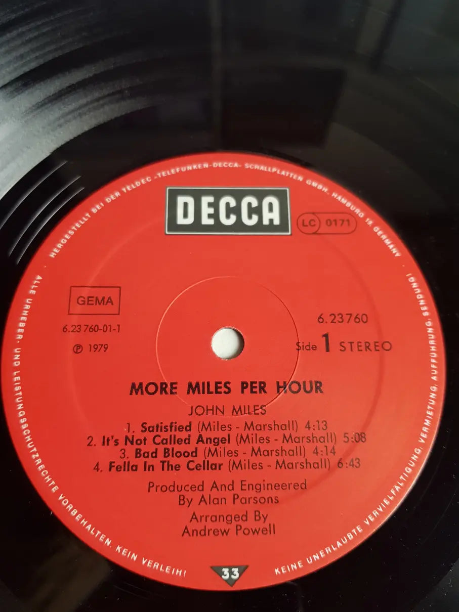 John Miles – More Miles Per Hour