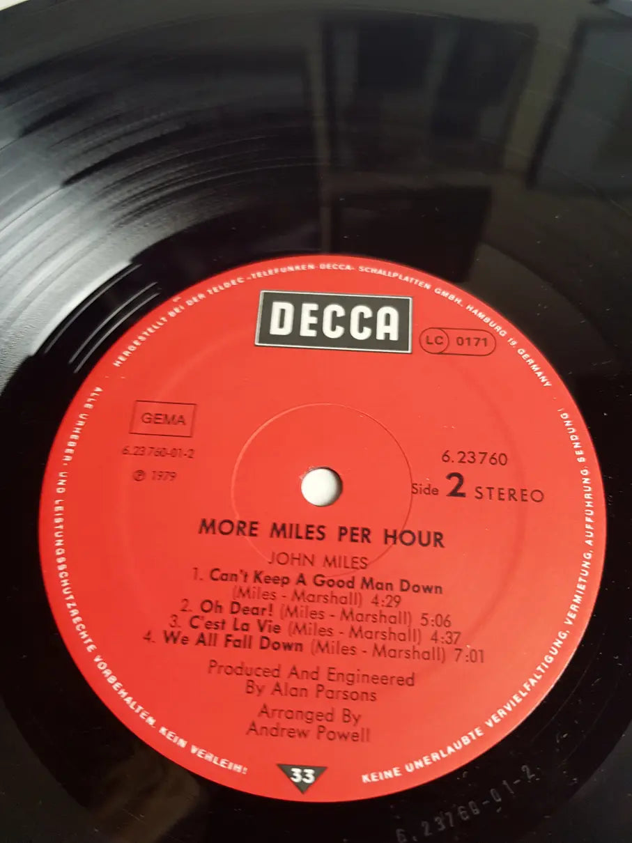 John Miles – More Miles Per Hour