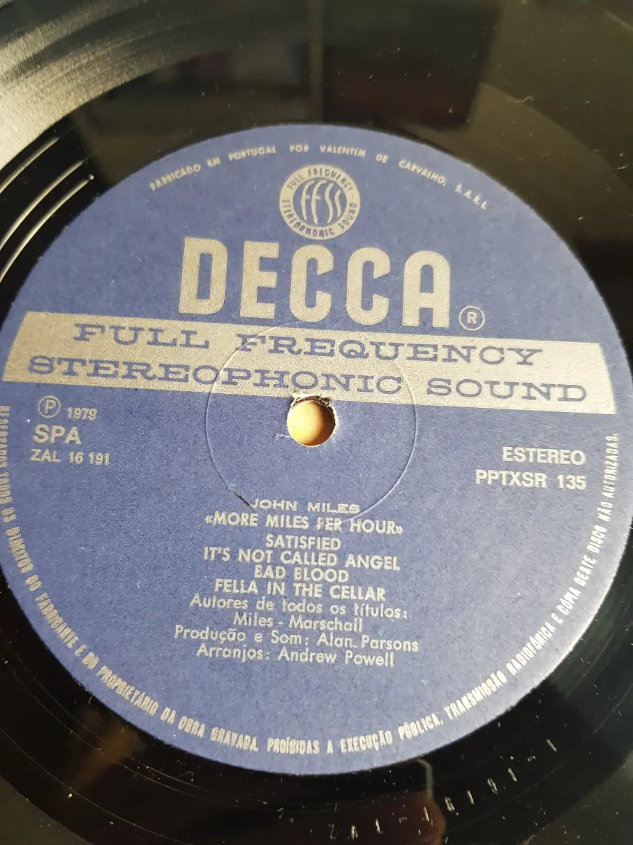 John Miles – More Miles Per Hour