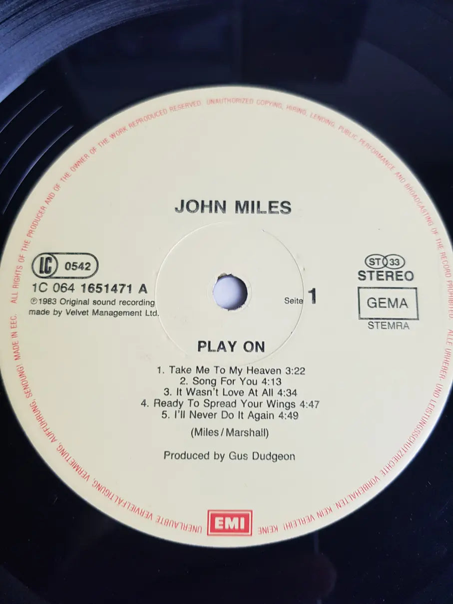 John Miles – Play On
