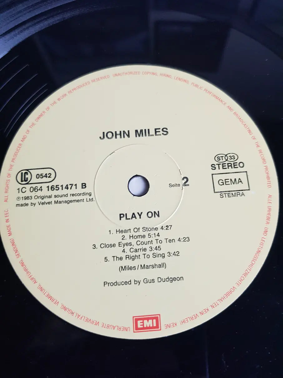 John Miles – Play On