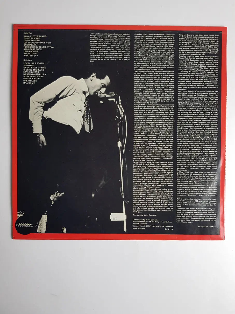 Jerry Lee Lewis – The Essential Jerry Lee Lewis - 20 Original Rock'n'Roll Hits