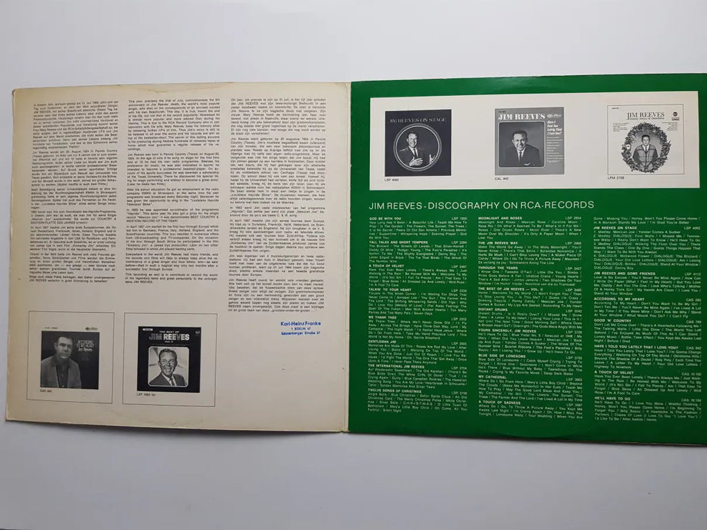 Jim Reeves – The Best Of Jim Reeves