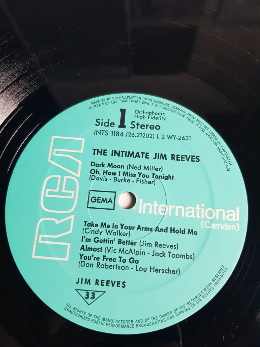 Jim Reeves – The Intimate Jim Reeves