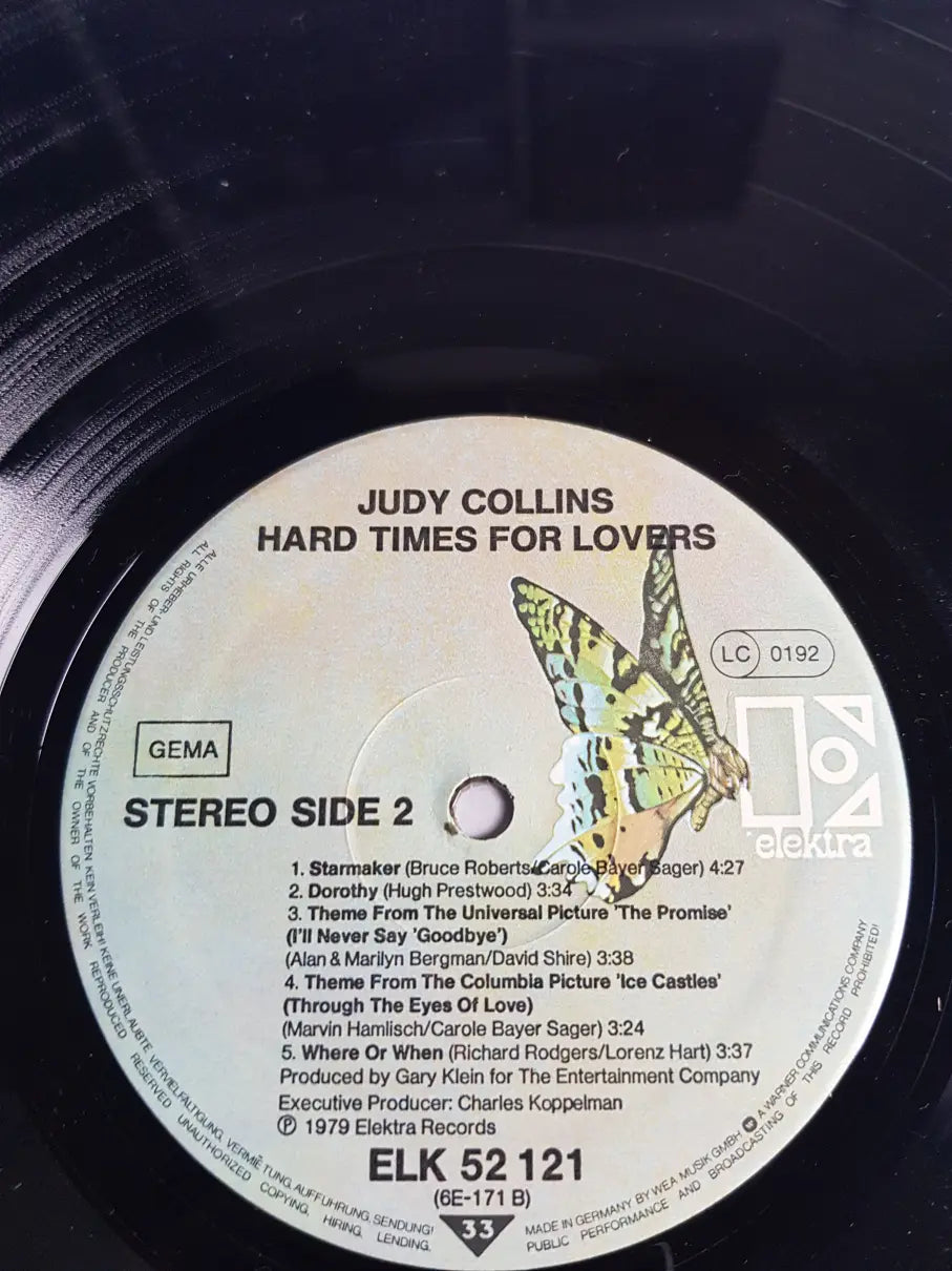 Judy Collins – Hard Times For Lovers