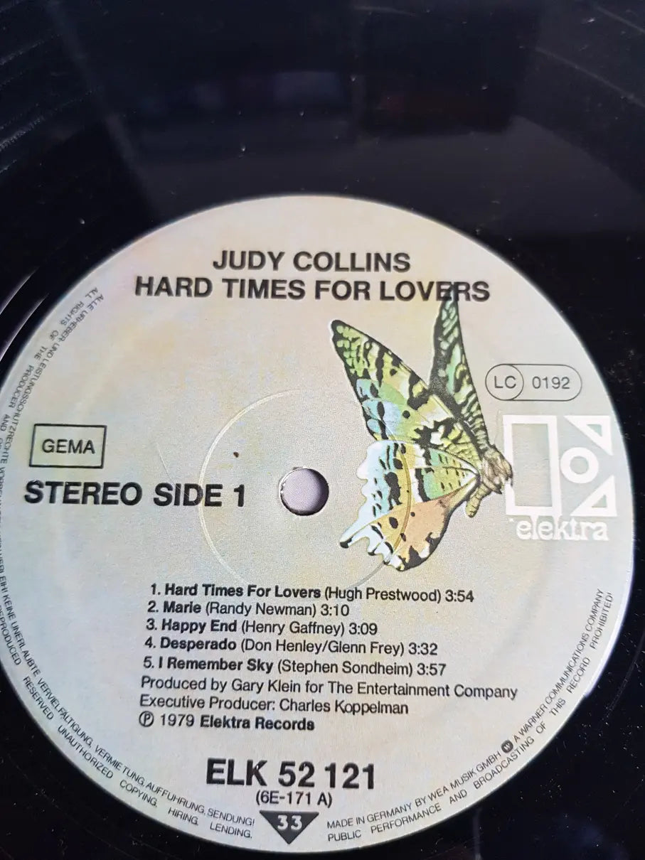 Judy Collins – Hard Times For Lovers
