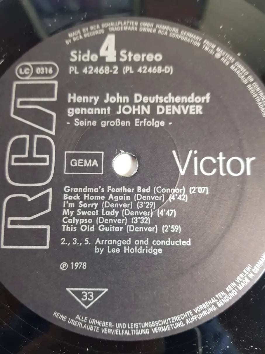 John Denver – Seine Großen Erfolge Black Labels