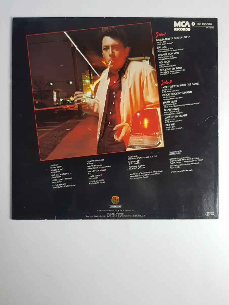 Joe Ely – Musta Notta Gotta Lotta