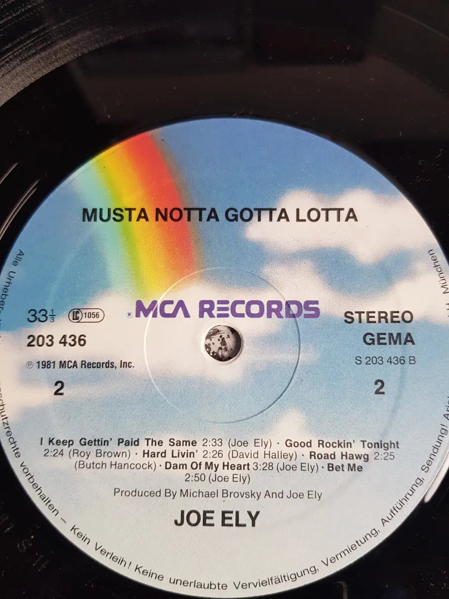 Joe Ely – Musta Notta Gotta Lotta