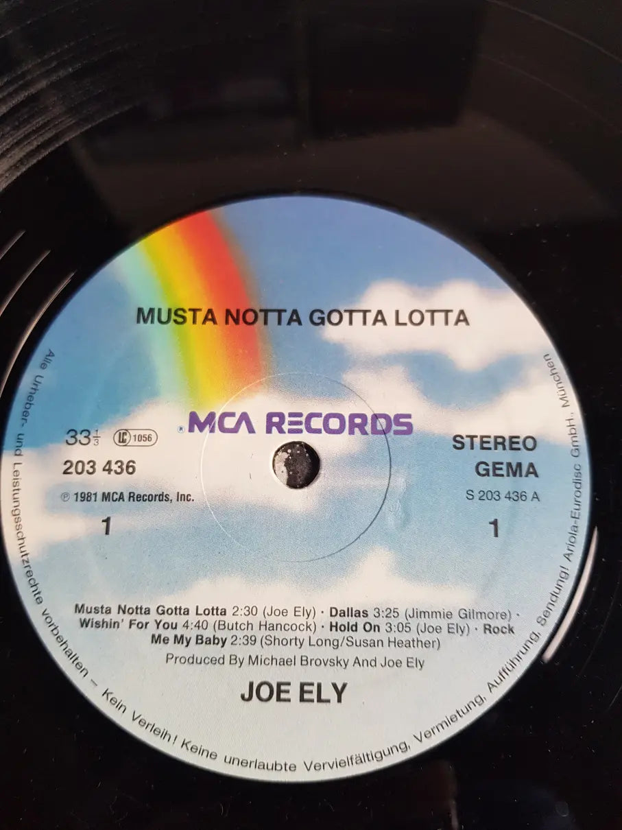 Joe Ely – Musta Notta Gotta Lotta