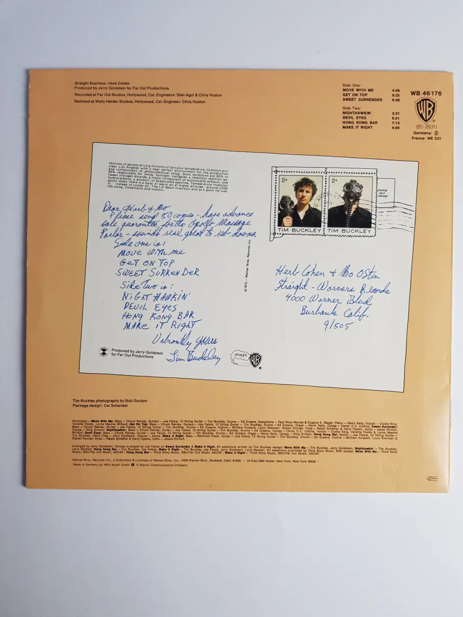 Tim Buckley – Greetings From L.A.