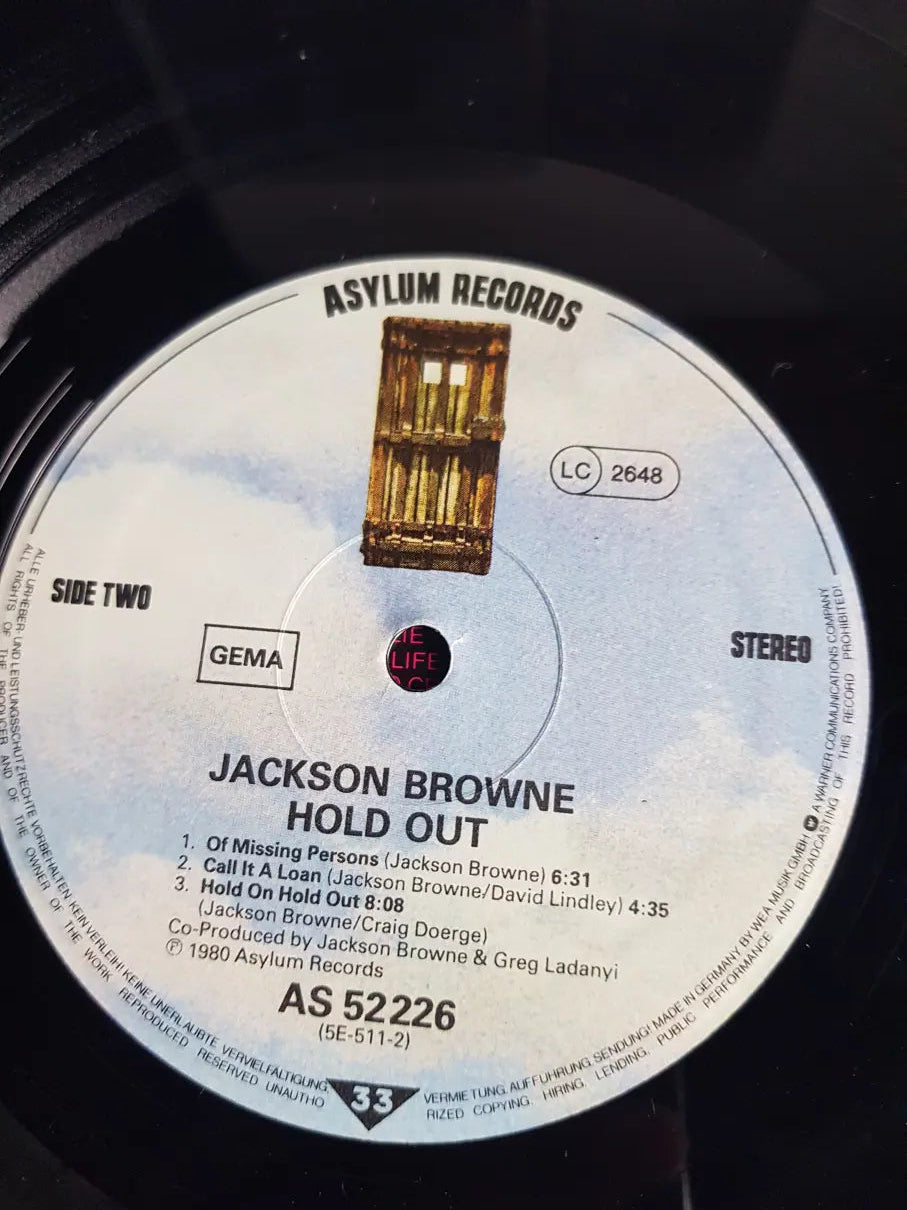 Jackson Browne – Hold Out