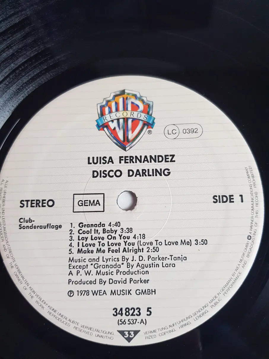 Luisa Fernandez – Disco Darling VG+