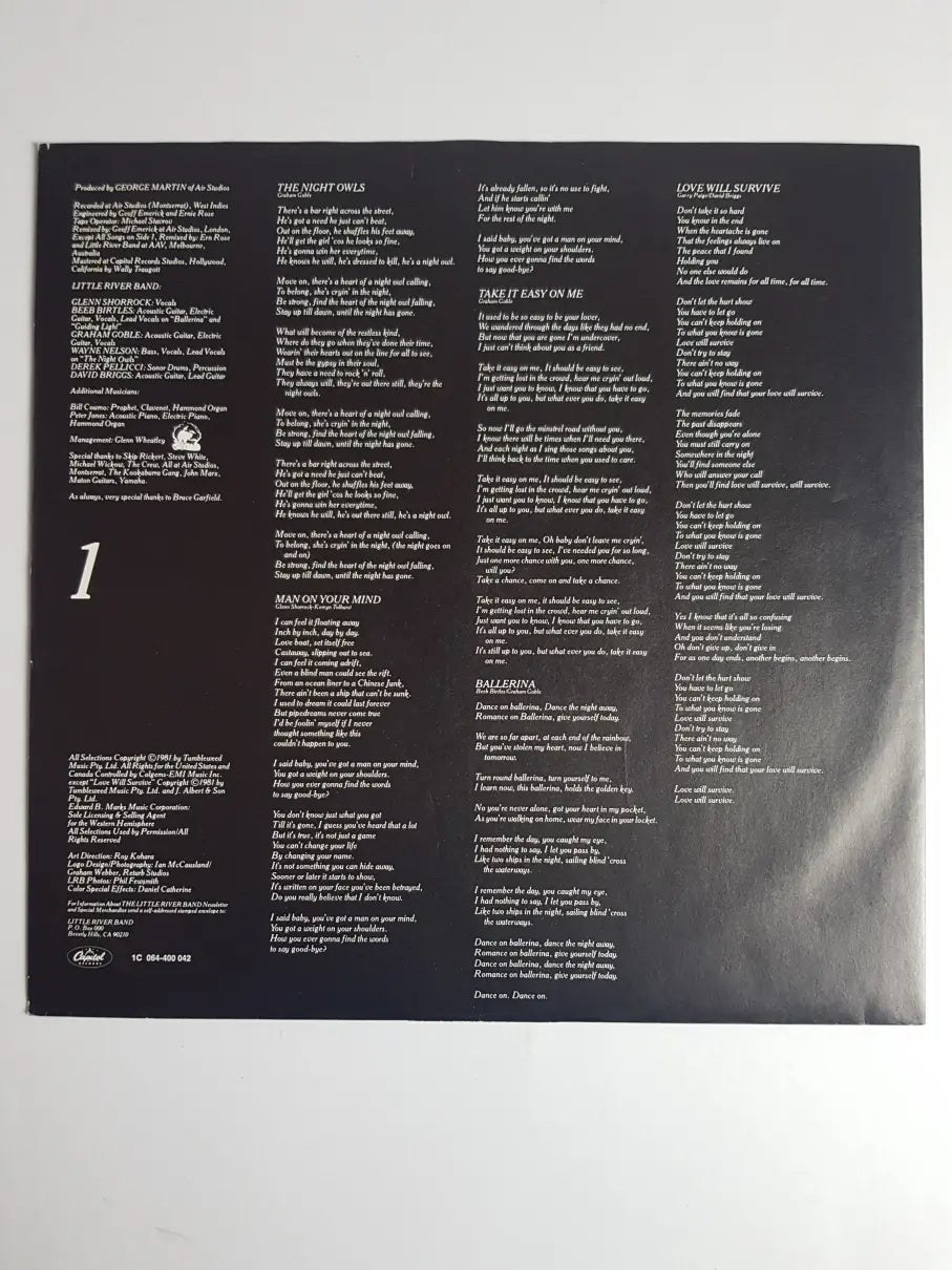 Little River Band – Time Exposure