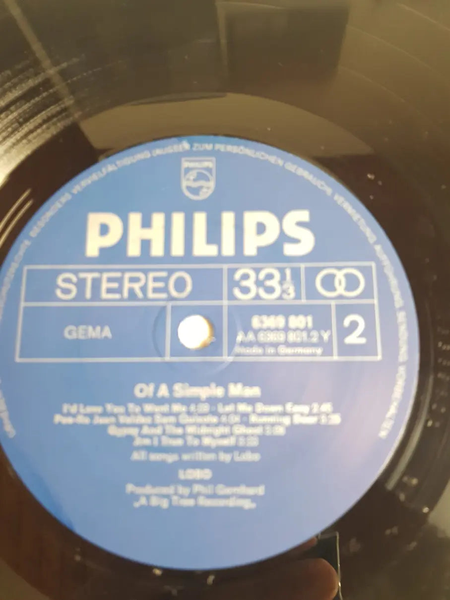 Lobo  – Of A Simple Man